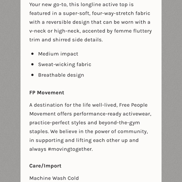 NWT Free People 24/7 Reversible Crop Sports Bra - Picture 9 of 15